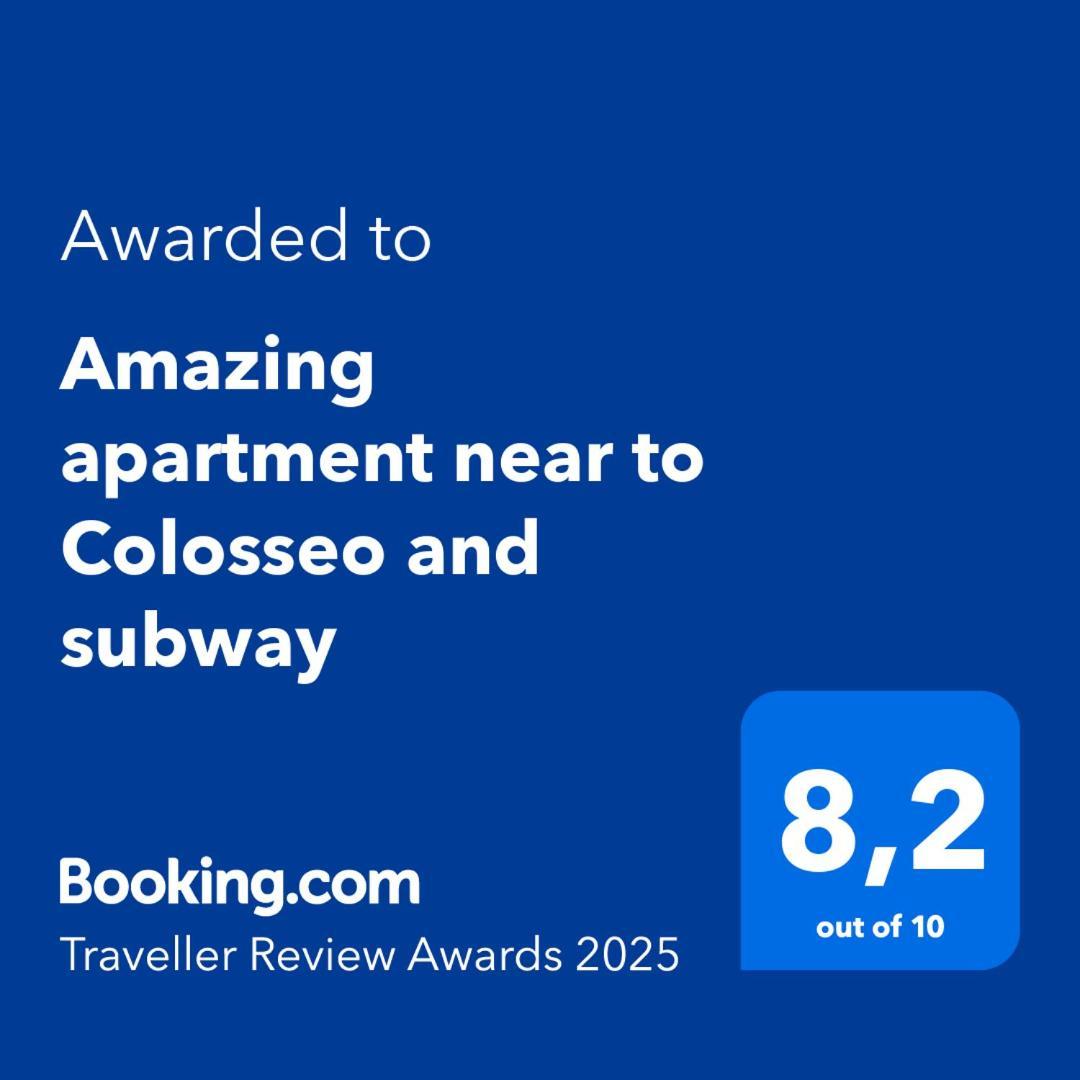 Amazing Apartment Near To Colosseo And Subway Róma Kültér fotó